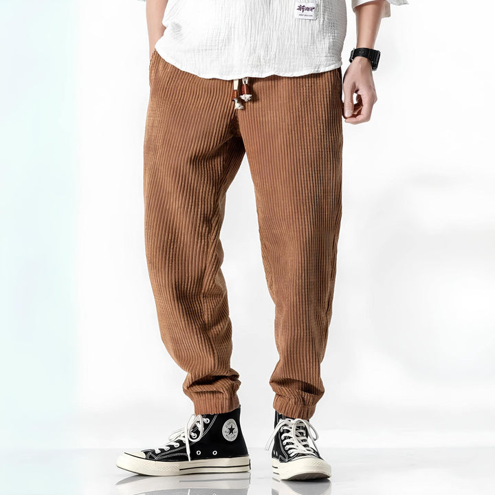 Jitsu | Pantalone in Velluto a Coste, Stile Urbano