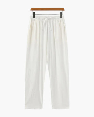 Leipzig | Pantalone in Lino, Stile Rilassato