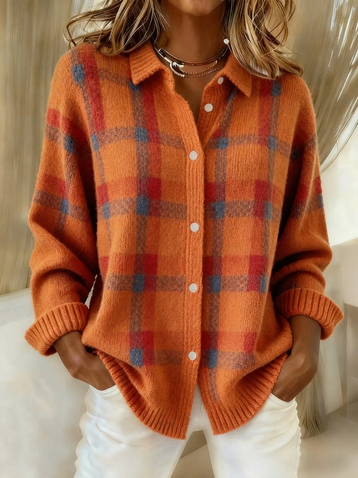 Cait | Camicia Morbida a Righe Tartan