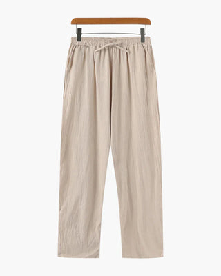 Leipzig | Pantalone in Lino, Stile Rilassato