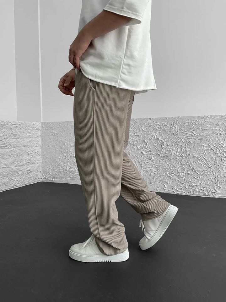 Sami | Pantalone Stretch a Costine, Comfort Elegante