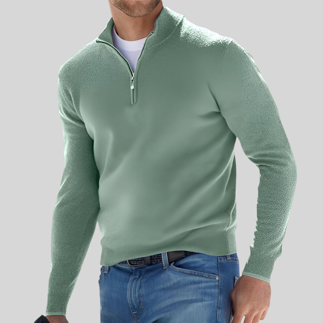 Pullover con Zip | Calore Morbido, Stile Sicuro di Sé