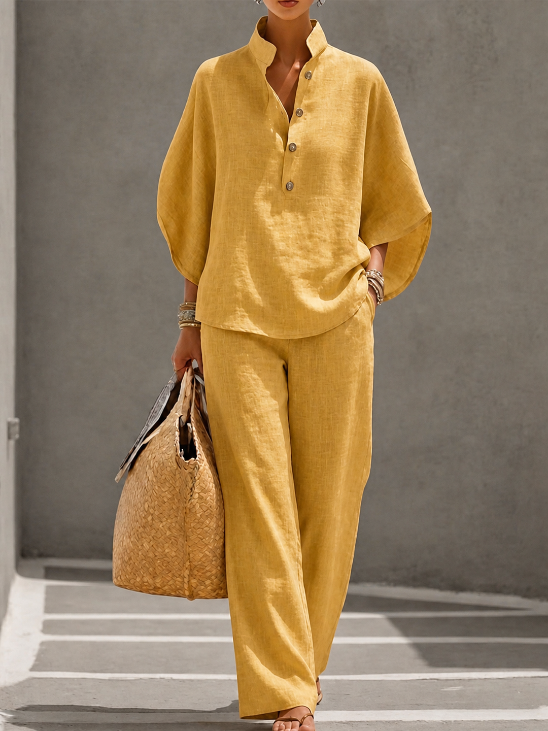 Ariel | Completo in Lino, Naturalezza ed Eleganza