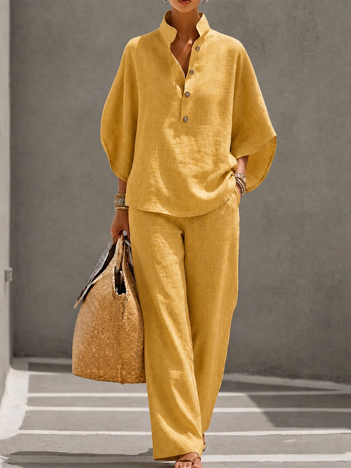 Ariel | Completo in Lino, Naturalezza ed Eleganza