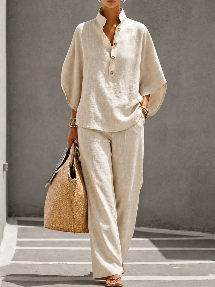 Ariel | Completo in Lino, Naturalezza ed Eleganza