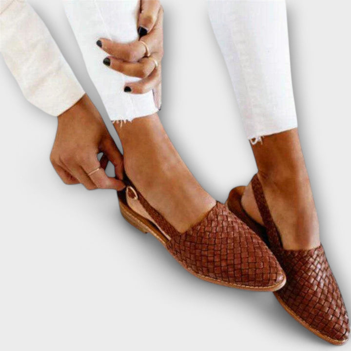 Aurora | Slingback con Design Intrecciato